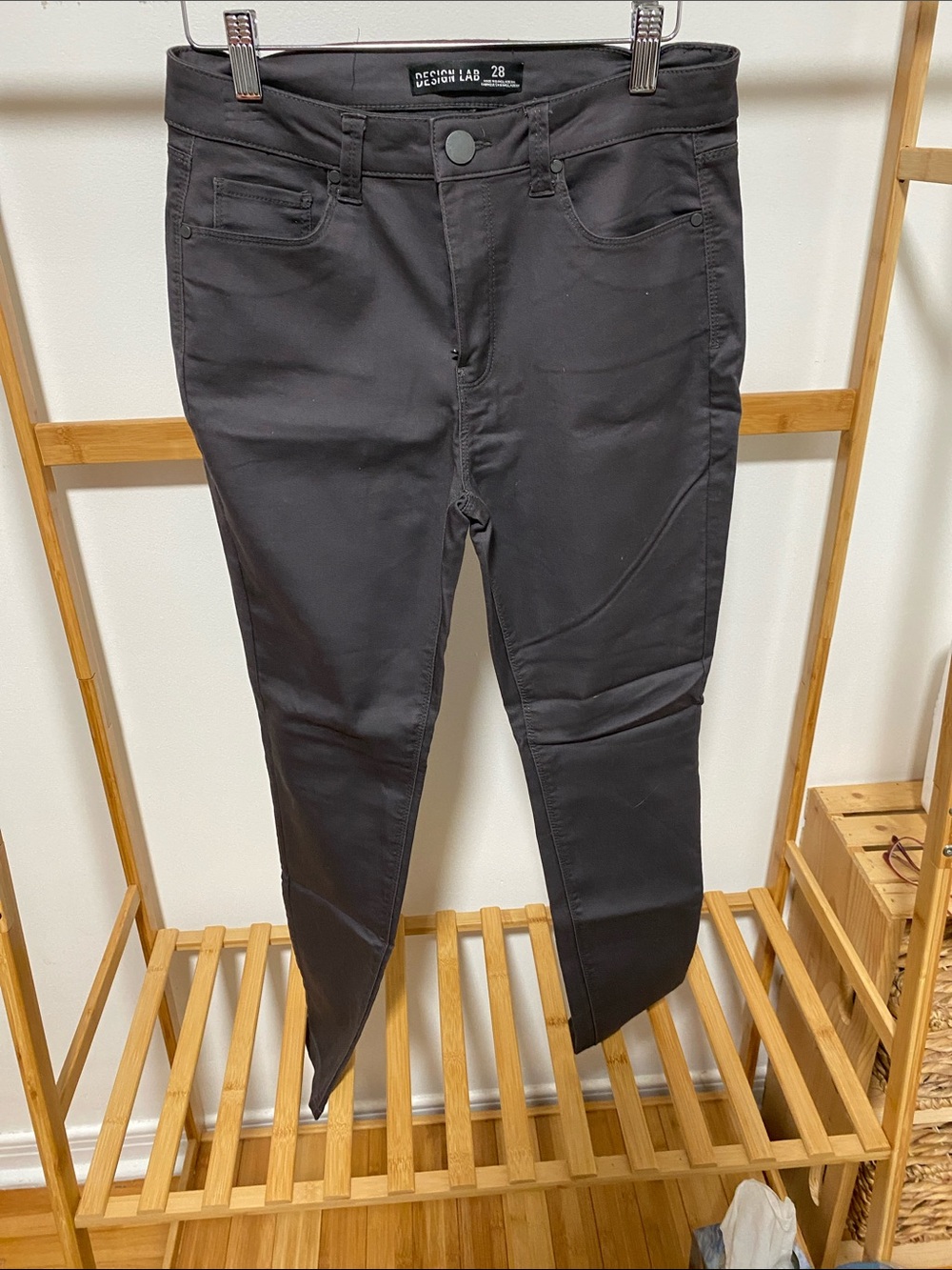 Design Lab Lord & Taylor Black Skinny Stretch Jeans